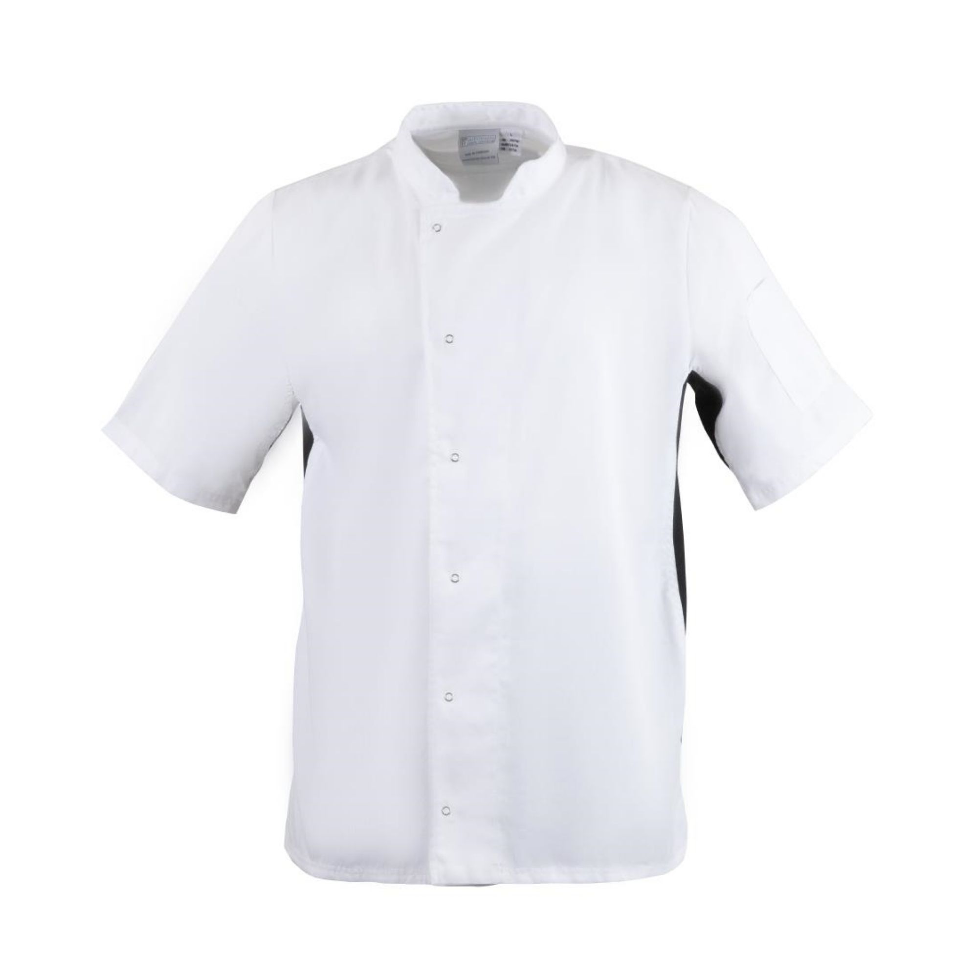 Picture of Whites Nevada Unisex Chefs Jacket Black and White - A928OG
