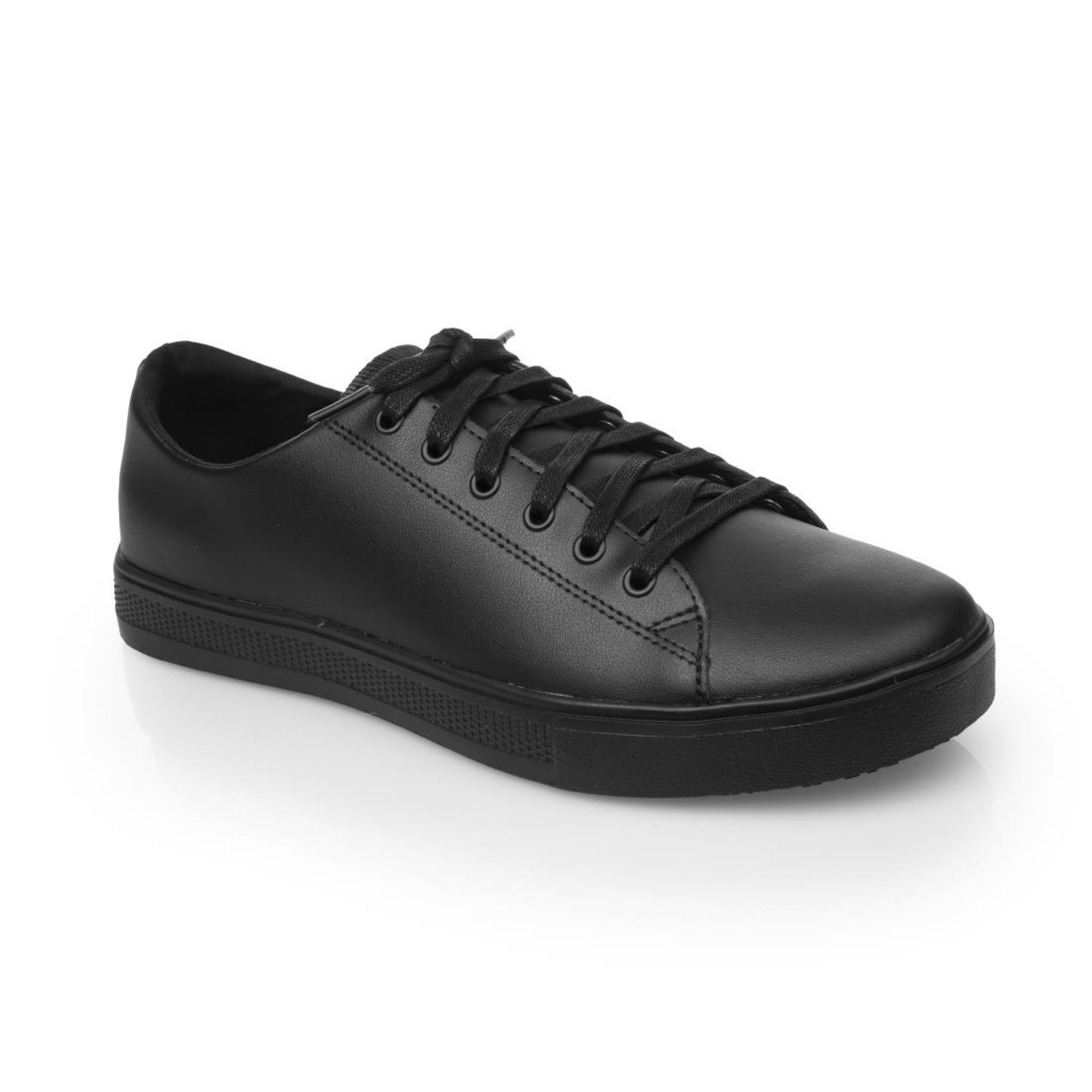 Picture of Shoes for Crews Old School Trainers Black - BB161OG