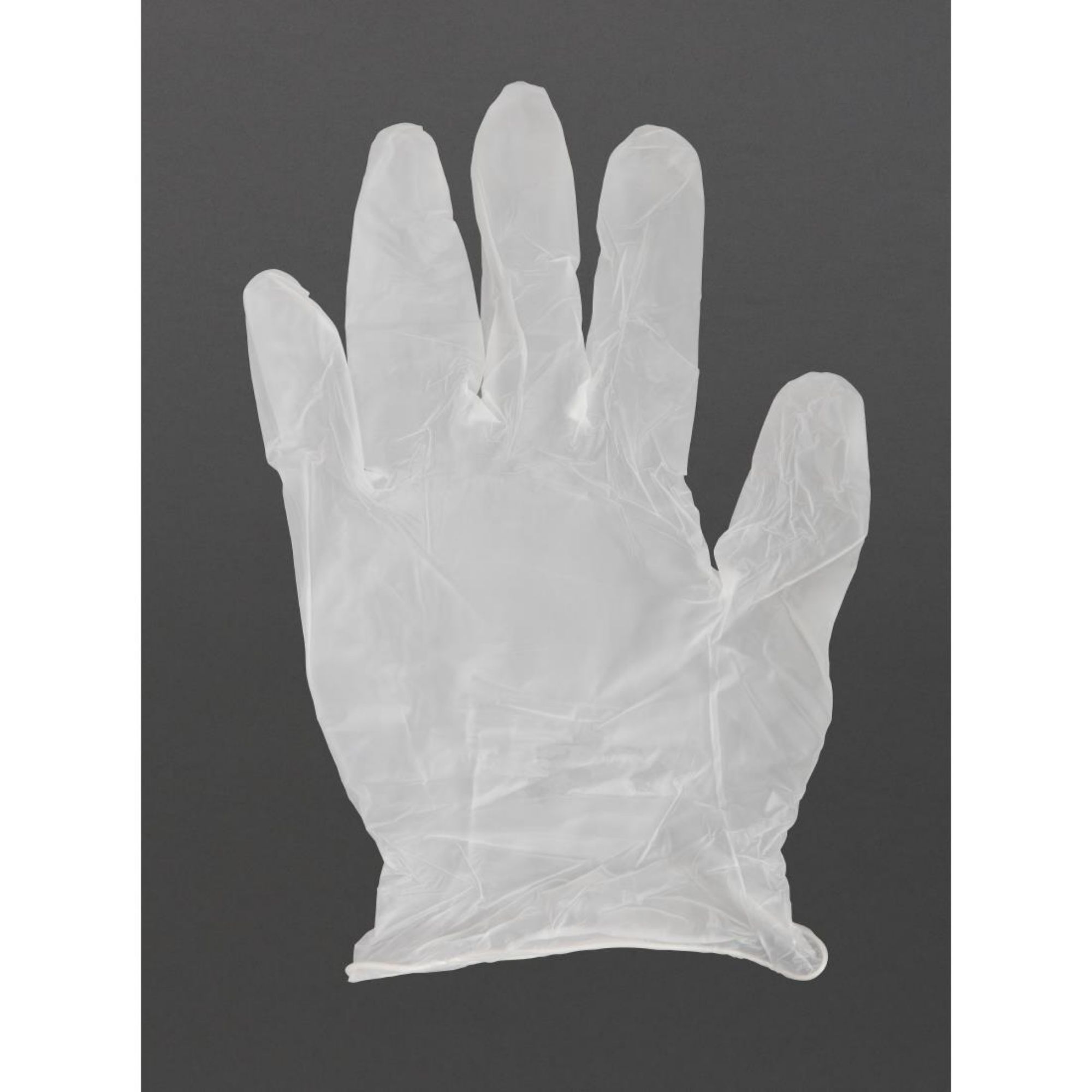 Picture of Vogue Powder-Free Vinyl Gloves Clear (Pack of 100) - Y247OG