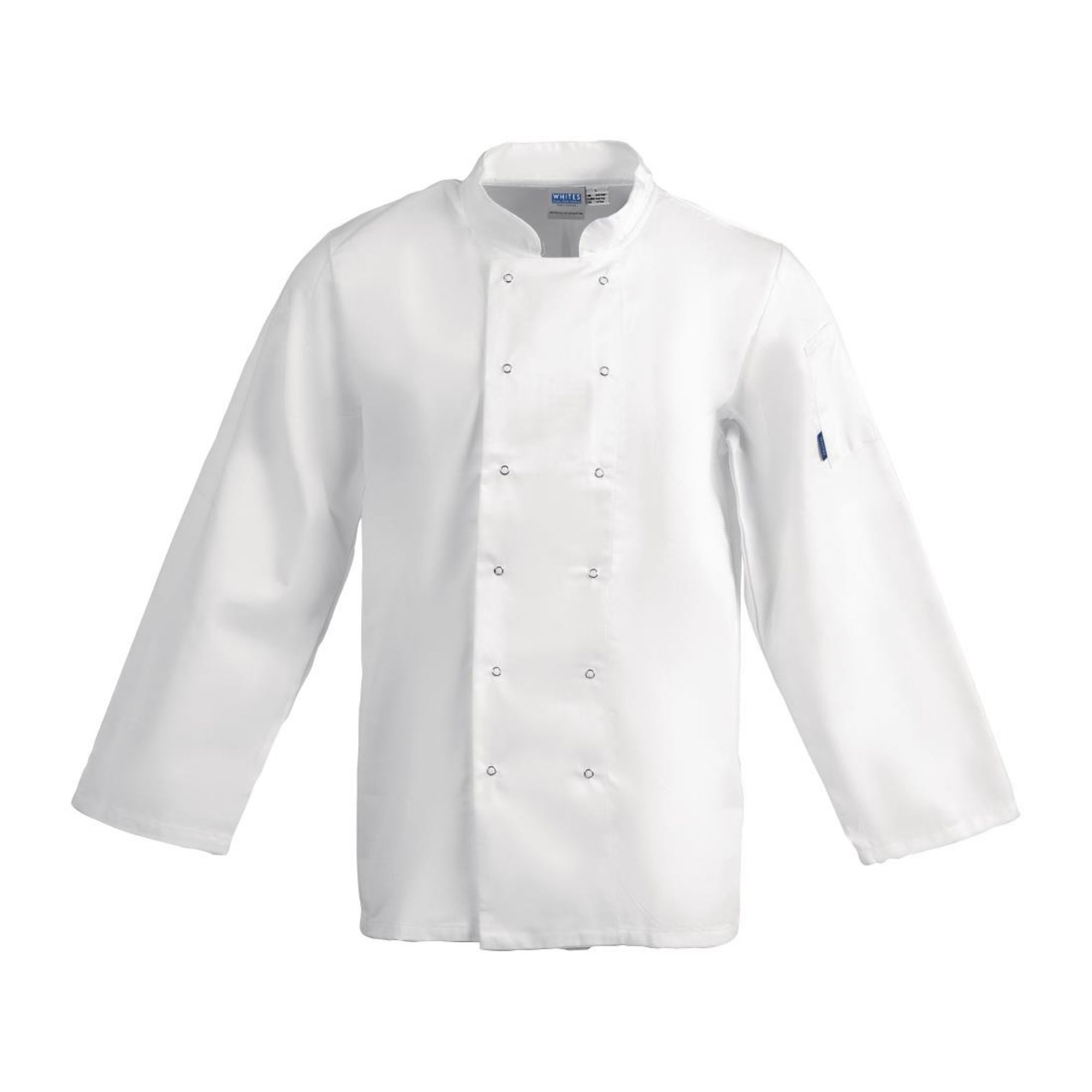 Picture of Whites Vegas Unisex Chefs Jacket Long Sleeve White - A134OG