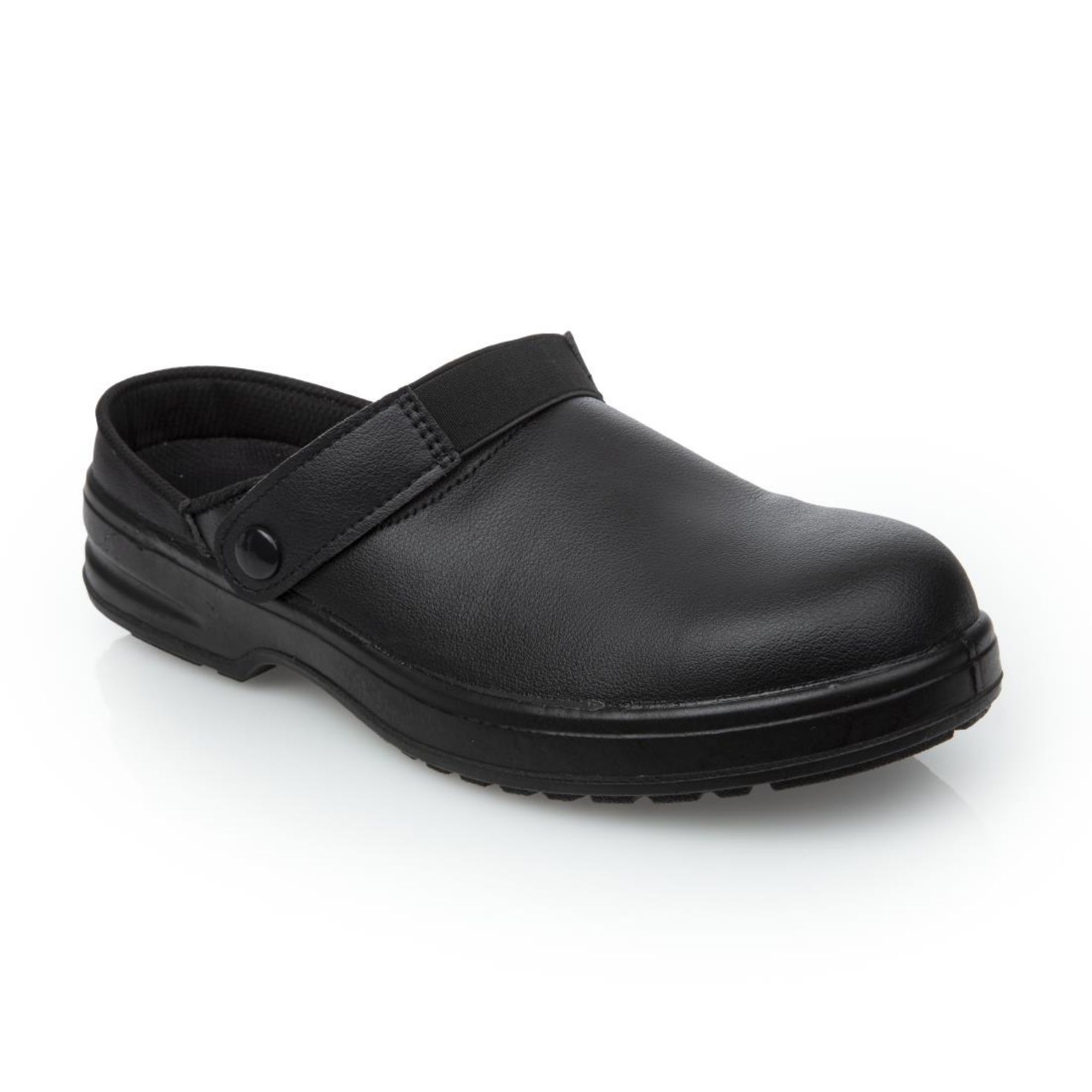 Picture of Slipbuster Lite Unisex Safety Chef Clogs Black - A813OG