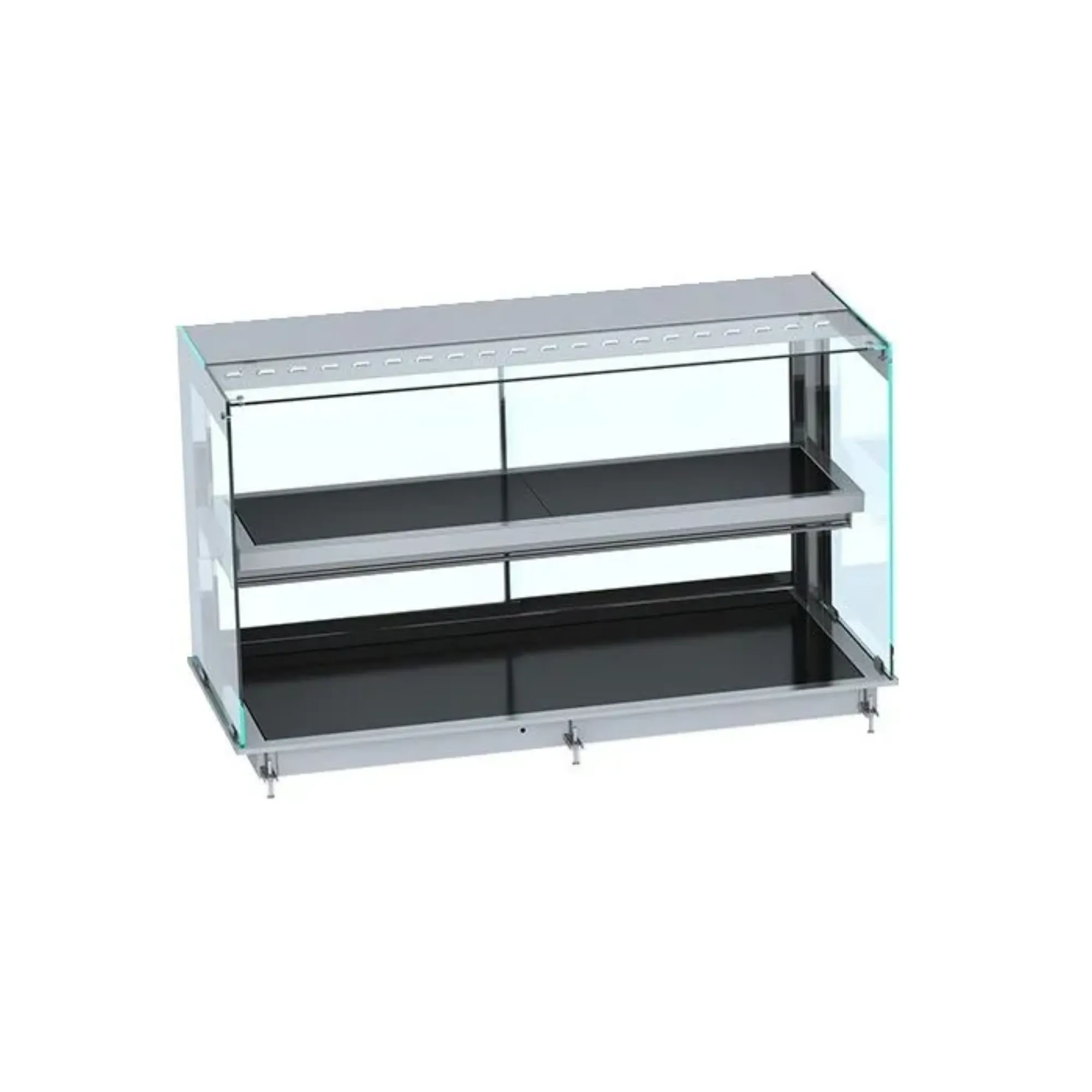 Picture of CombiSteel Drop-In Cubic Heated Ceramic Display - BLACK - 7495.0330OG