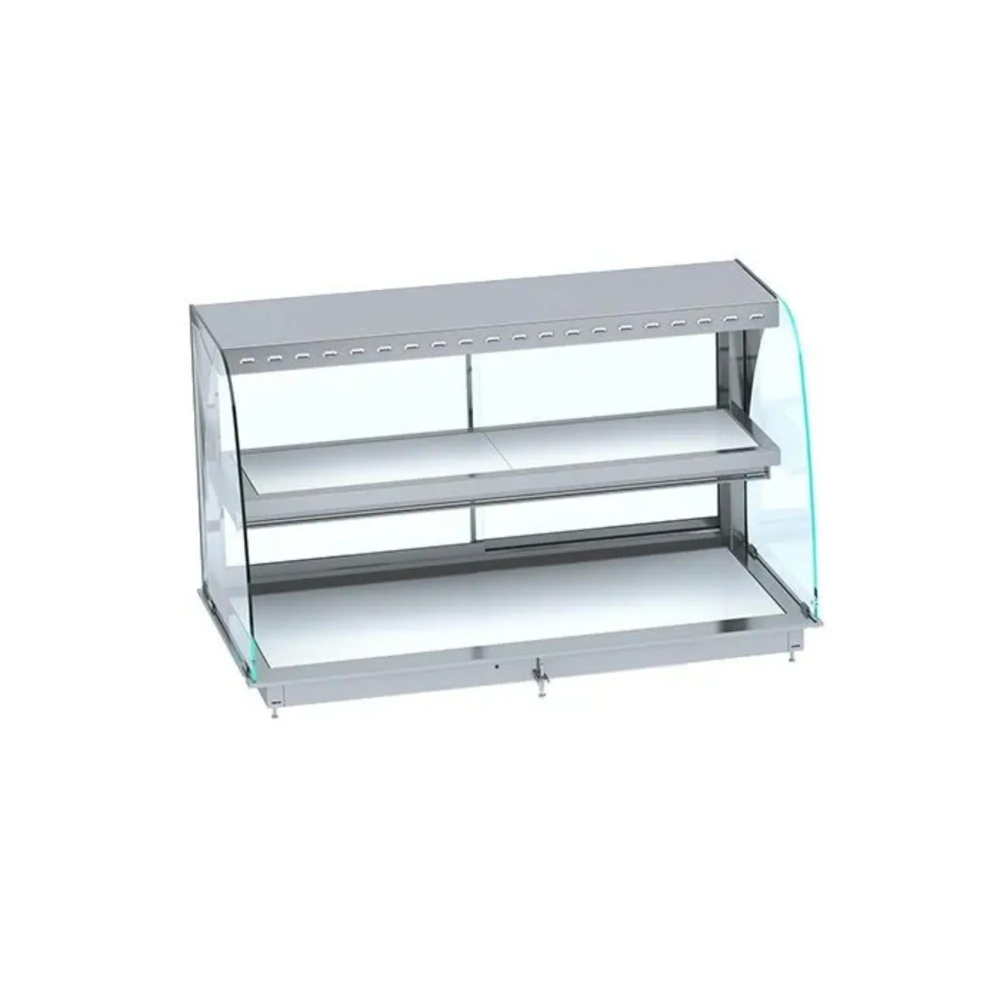 Picture of CombiSteel Drop-In Curved Heated Ceramic Display - WHITE - 7495.0405OG