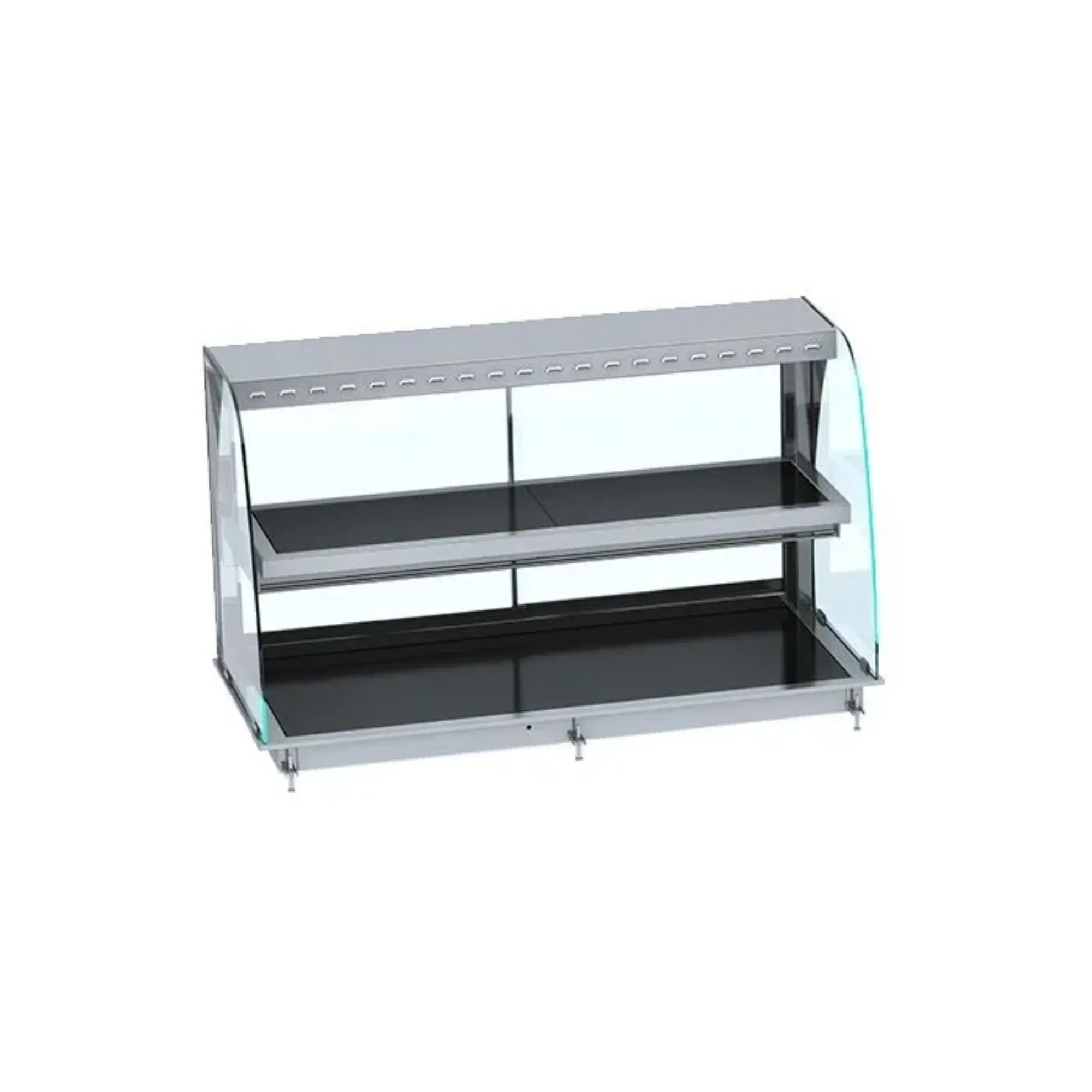 Picture of CombiSteel Drop-In Curved Heated Ceramic Display - BLACK - 7495.0390OG