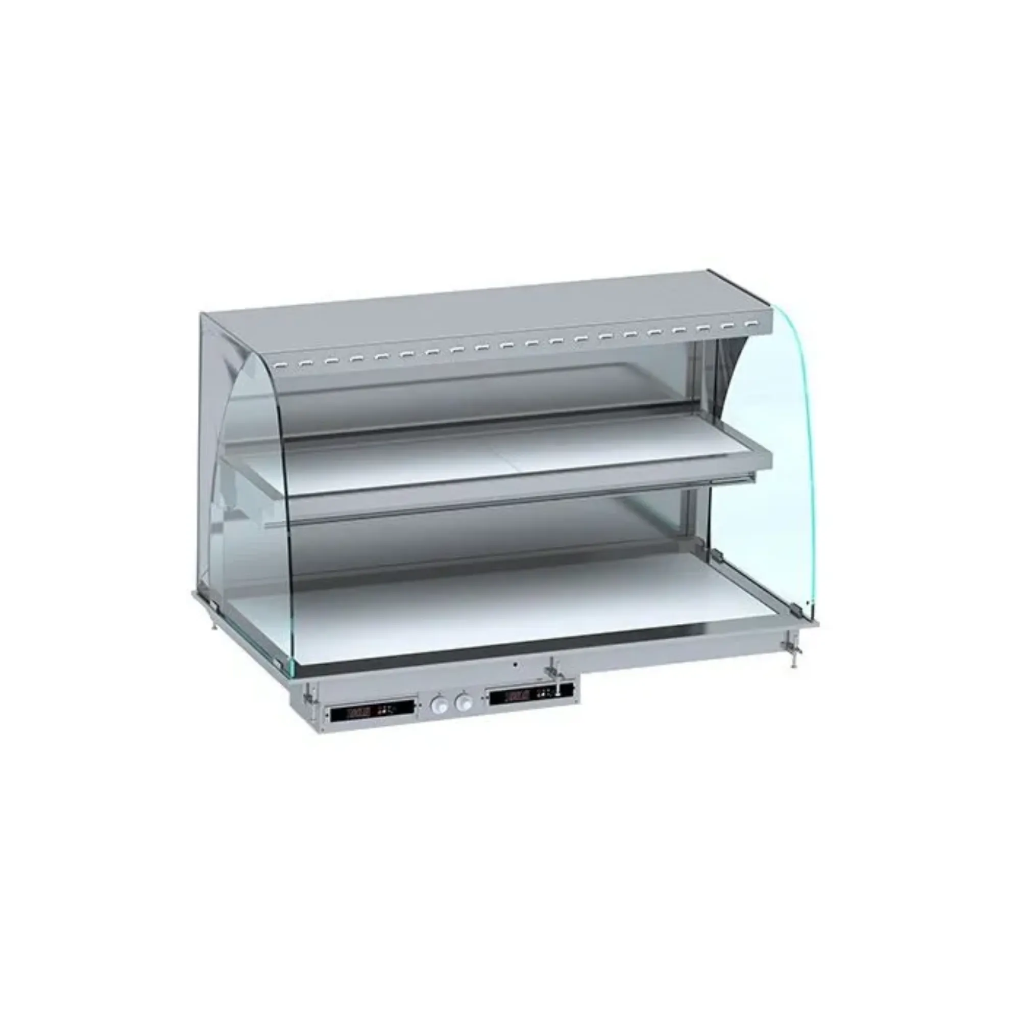 Picture of CombiSteel Drop-In Curved Heated Ceramic Display WALL MODEL - WHITE - 7495.0435OG