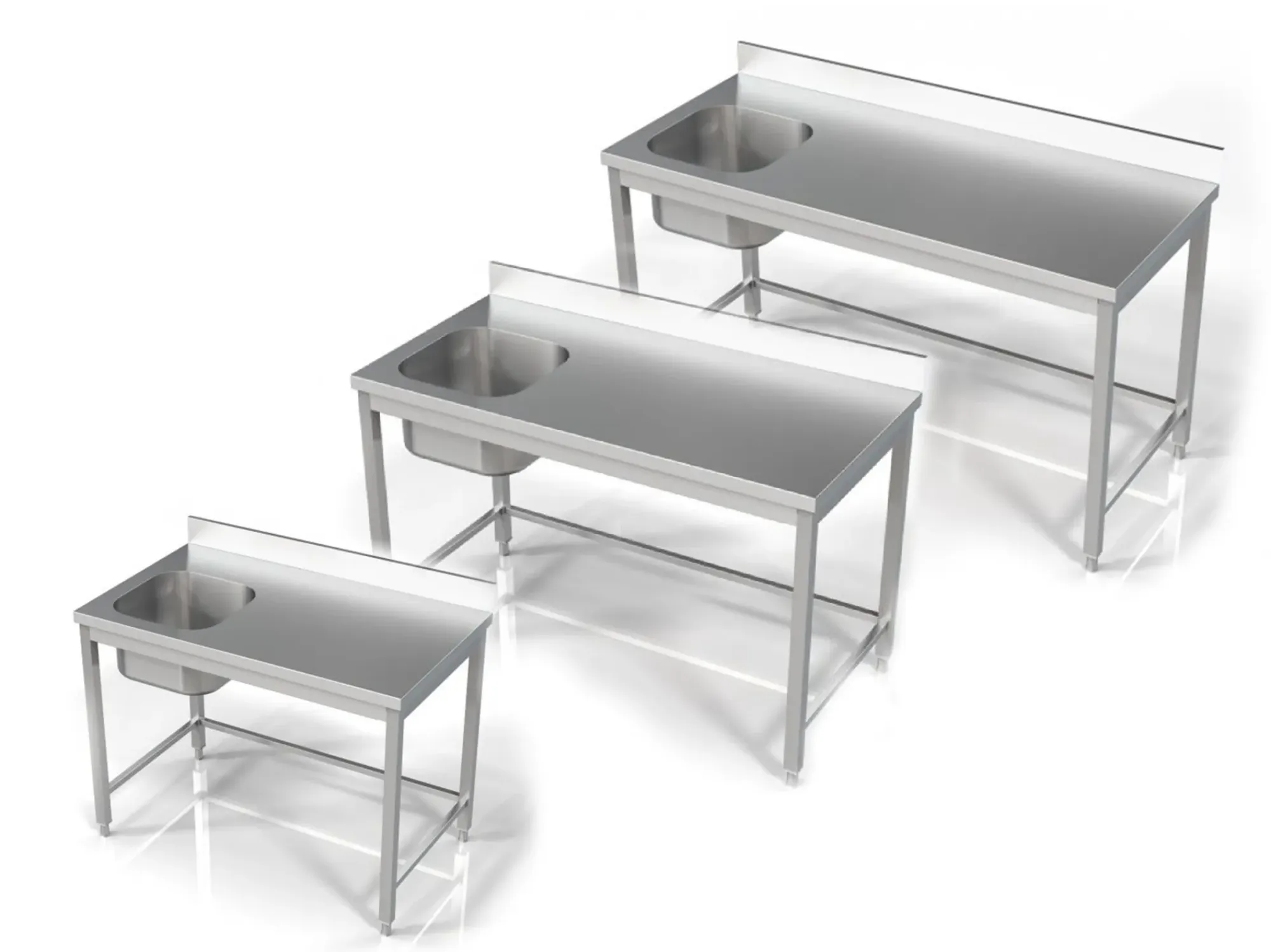 Picture of CombiSteel 700 Sink Unit Left Range - 7812.0600OG