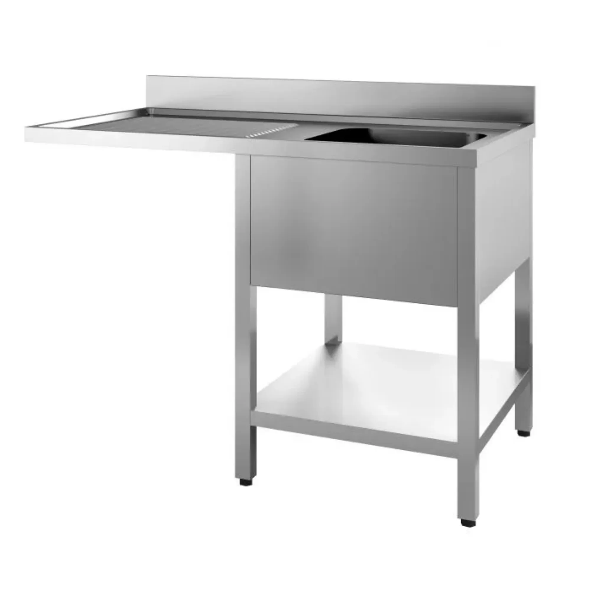 Picture of CombiSteel 700 Stainless Steel Sink Unit Flat Packed 1 Right Standing Range - 7452.0470OG
