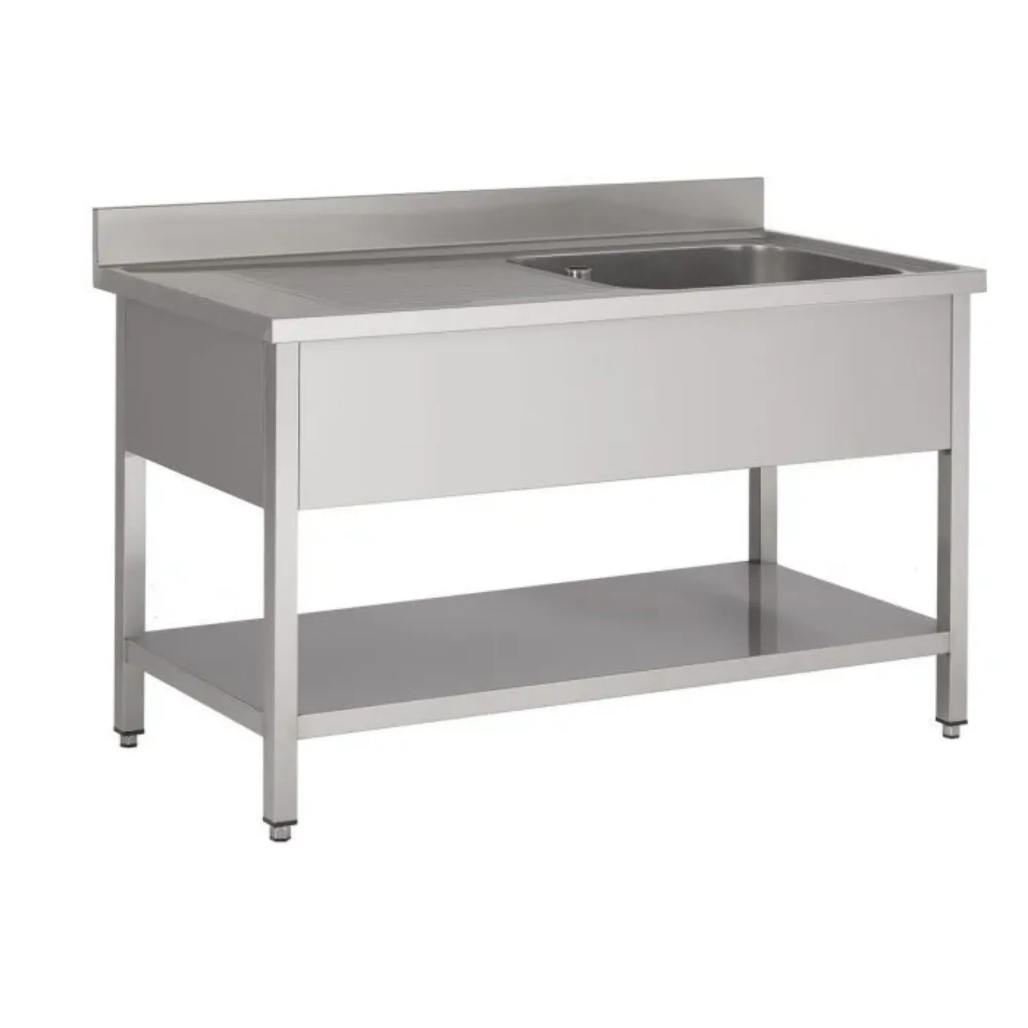 Picture of CombiSteel 700 Stainless Steel 1 Sink Unit with Drainboard Range - 7333.0840OG
