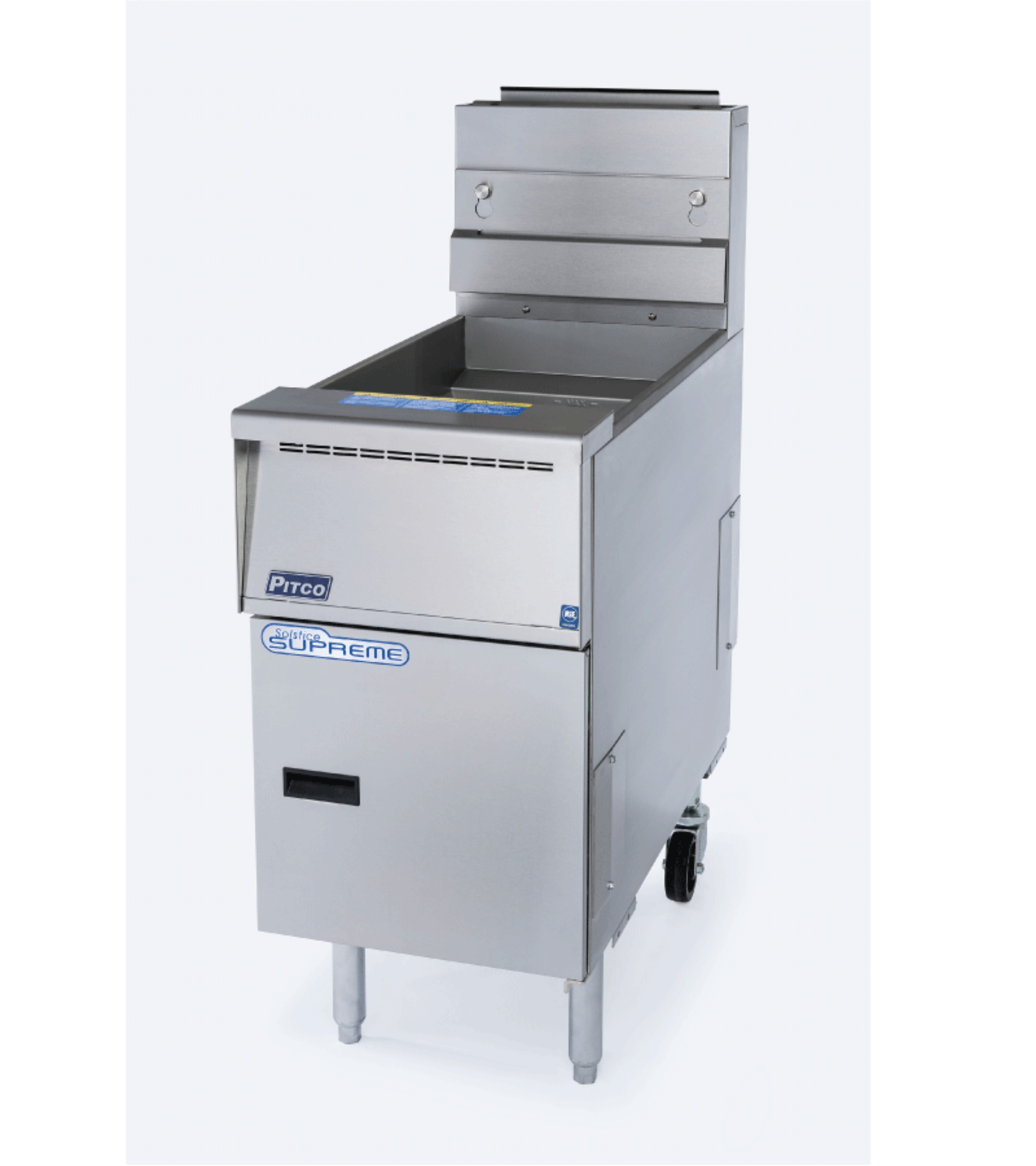 Picture of Pitco SSH55-SSTC/FD-FFF Freestanding Gas Fryer - SSH55-SSTC/FD-FFFOG