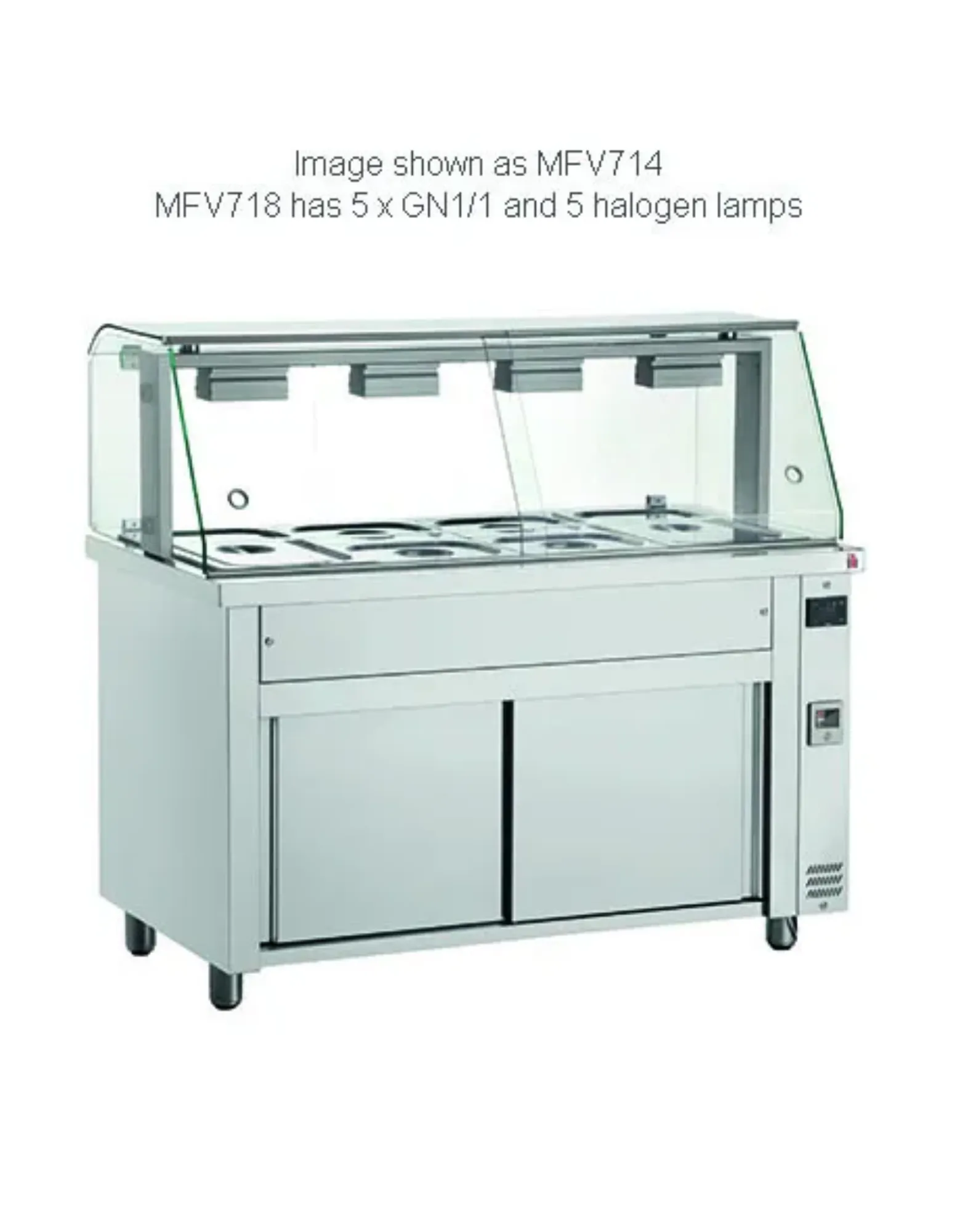 Picture of Inomak MFV Ambient Storage Free Standing Bain Marie - MFV