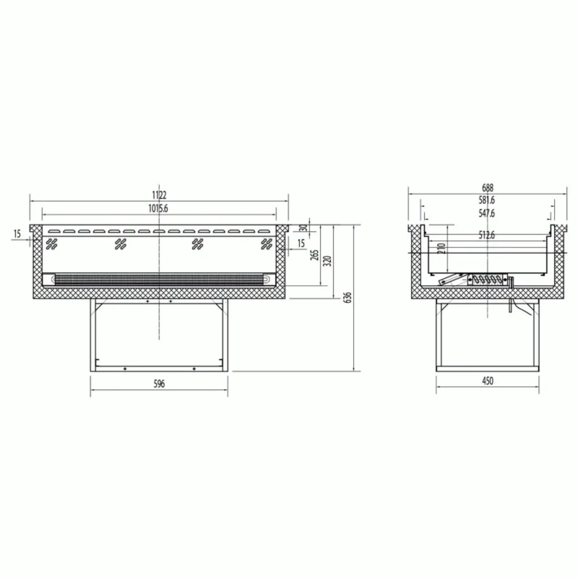 Picture of Tefcold CWV Range Drop In Refrigerated Bain marie - CWV