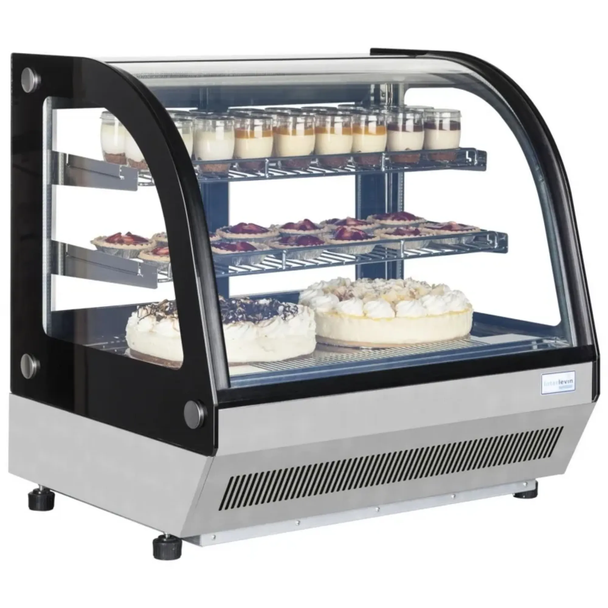 Picture of Interlevin LCT Curved Range Countertop Display Fridge - LCTCURVE
