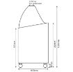 Picture of Tefcold SCE Canopy Range Scoop Ice Cream Display Freezer - SCERANGE