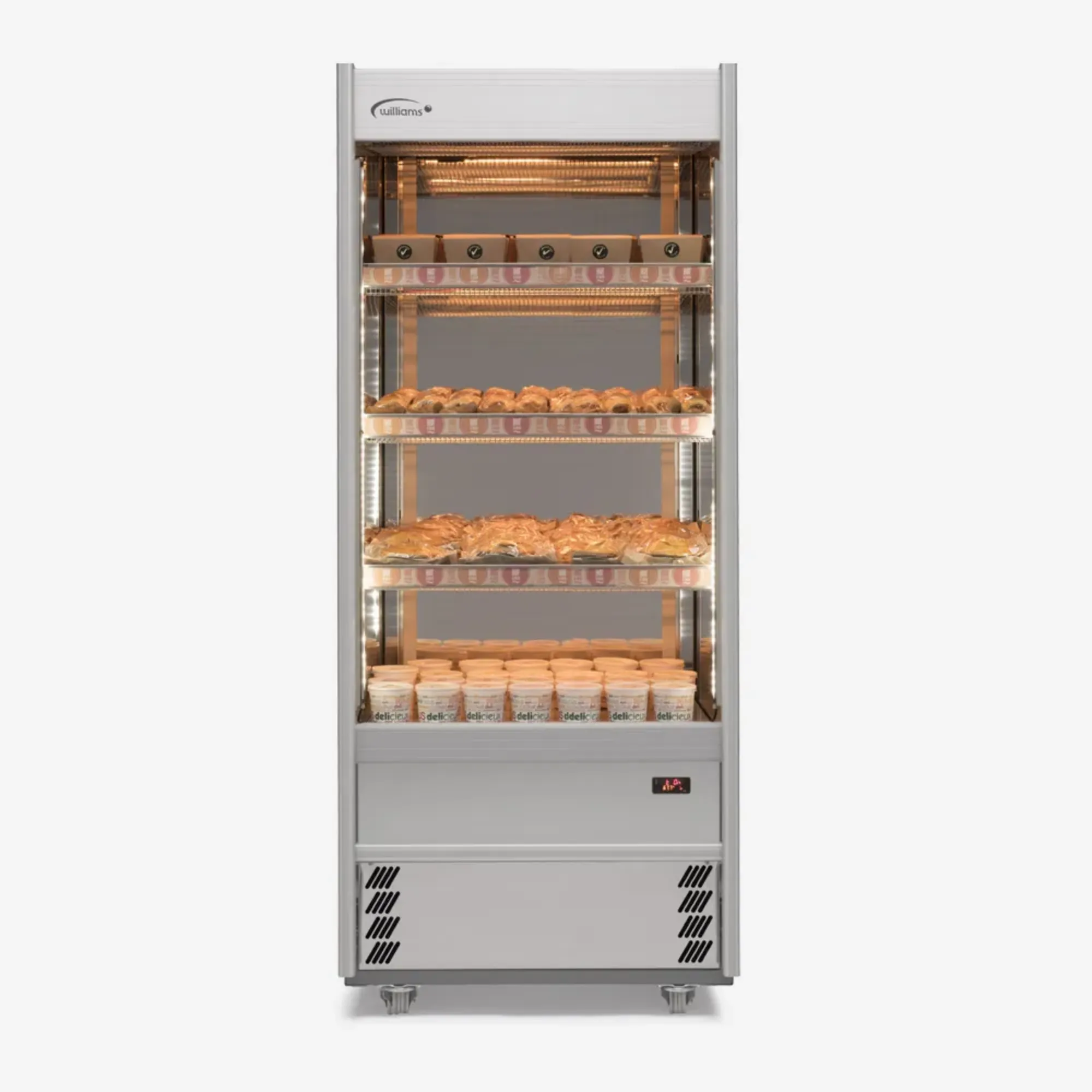 Picture of Williams Gem Heated Multideck - Scarlet XS70 Heated Open Front - XXS70COOG