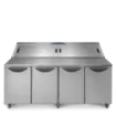 Picture of Williams Onyx - CPC4 4 Door  Salad Prep Counter - HCPC4SSOG
