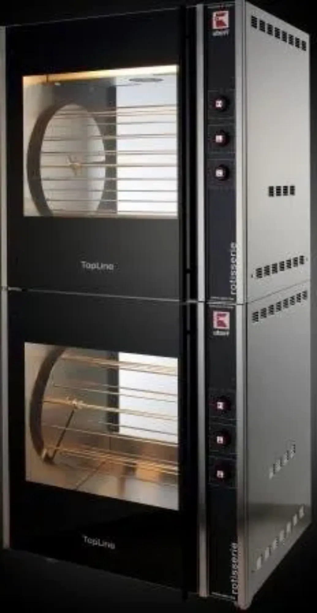 Picture of Ubert Topline RT41, Stacked Pass Thru Hot Air Electric Rotisserie Range - RT412OG