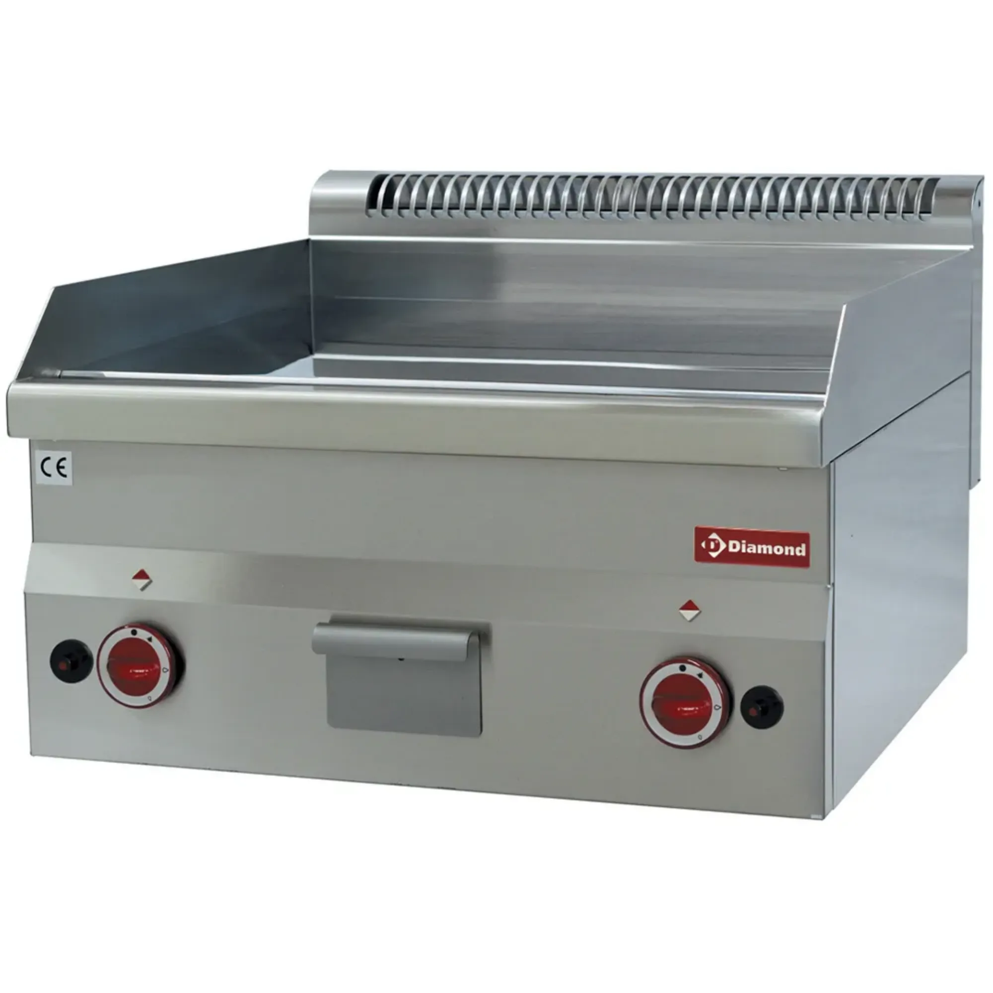 Picture of Diamond Smooth gas cooking plate chromium-Top - G60/PLCD6TOG