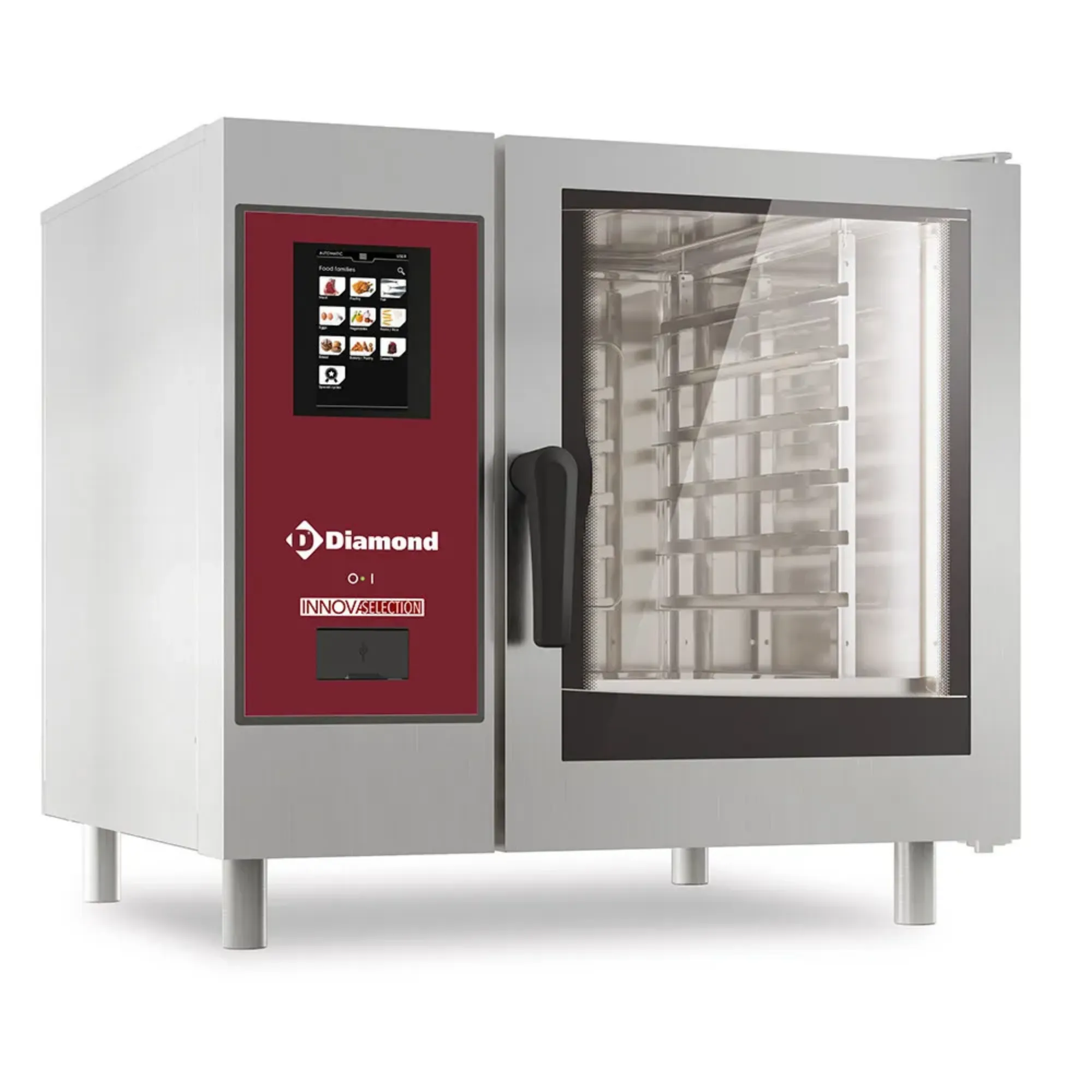 Picture of Diamond Gas oven TOUCH boiler steam and convection 6xGN1/1+ Cleaning - AGA - SBGT/XC-06-AGAOG