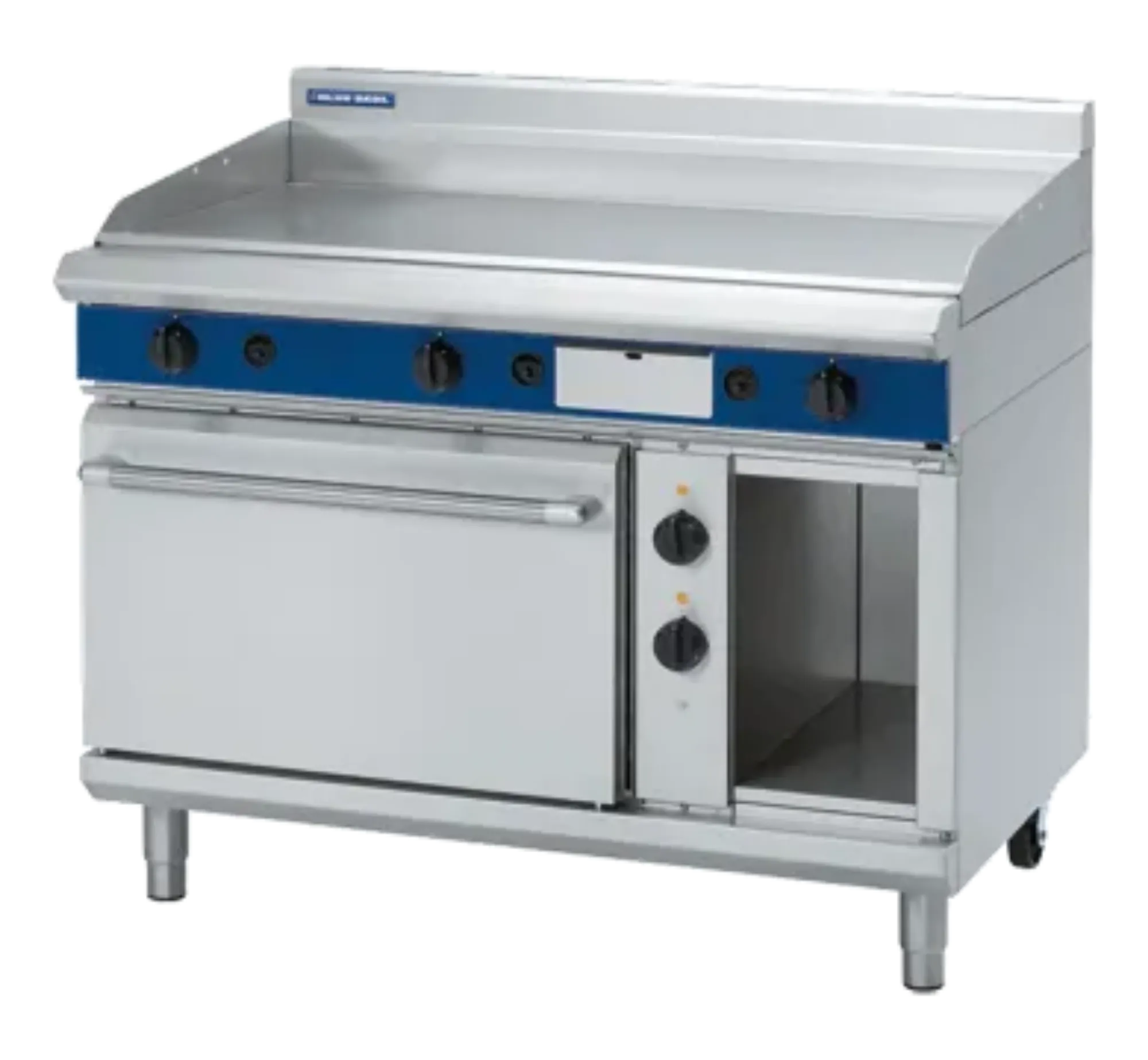 Picture of Blue Seal Evolution Series GPE508 - 1200mm Gas Griddle Electric Static Oven Range - GPE508OG