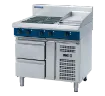 Picture of Blue Seal Evolution Series E516-RB - 900mm Electric Cooktop Refrigerated Base - E516RBOG