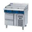 Picture of Blue Seal Evolution Series G516-RB - 900mm Gas Cooktop Refrigerated Base - G516RB
