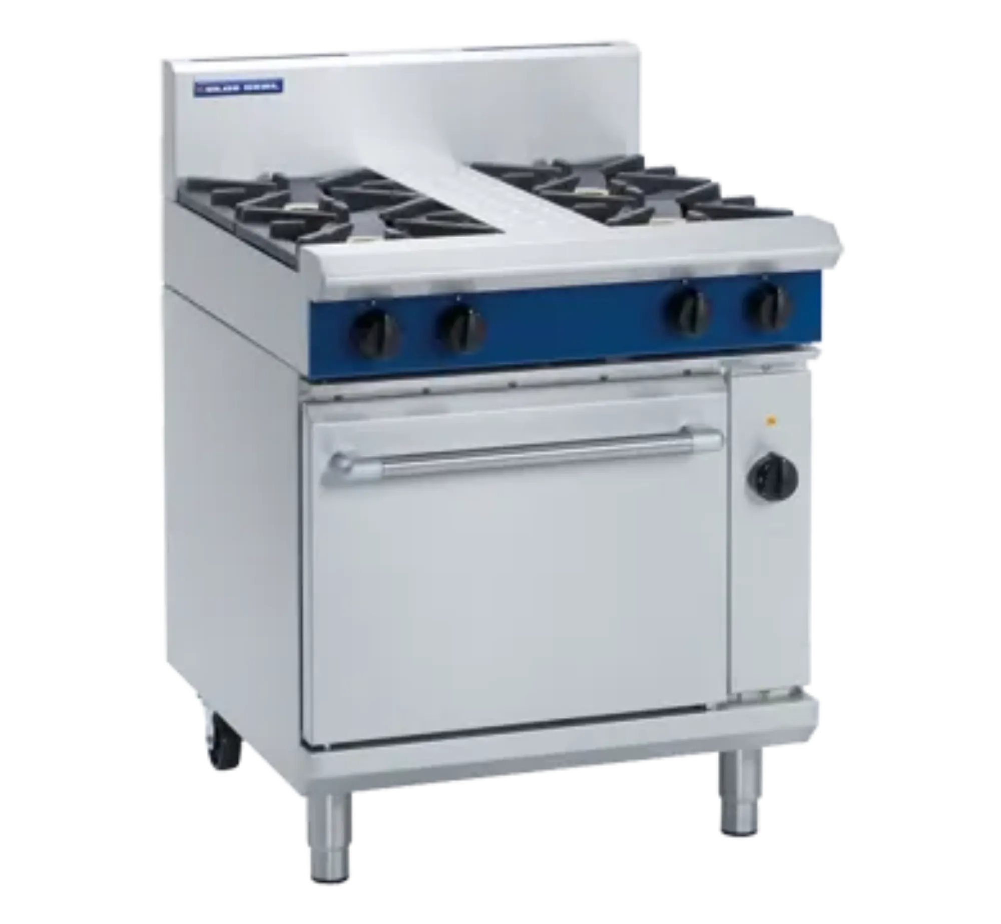 Picture of Blue Seal Evolution Series GE54 - 750mm Gas Range Electric Convection Oven - GE54DRANGEOG