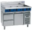 Picture of Blue Seal Evolution Series G518-RB - 1200mm Gas Cooktop Refrigerated Base - G518RBRANGEOG