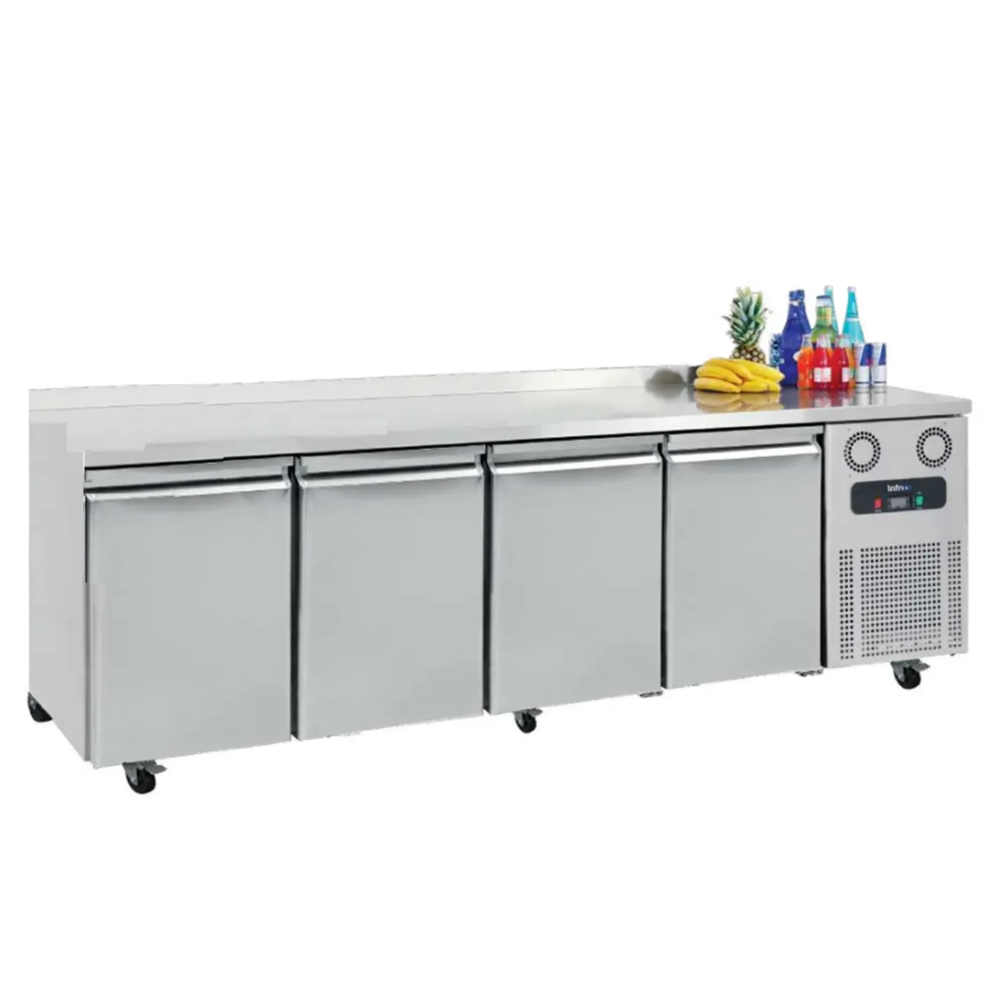 Picture of Infrio Professional 4 Door GN 1/1 Refrigerated Table - MR2300GOG