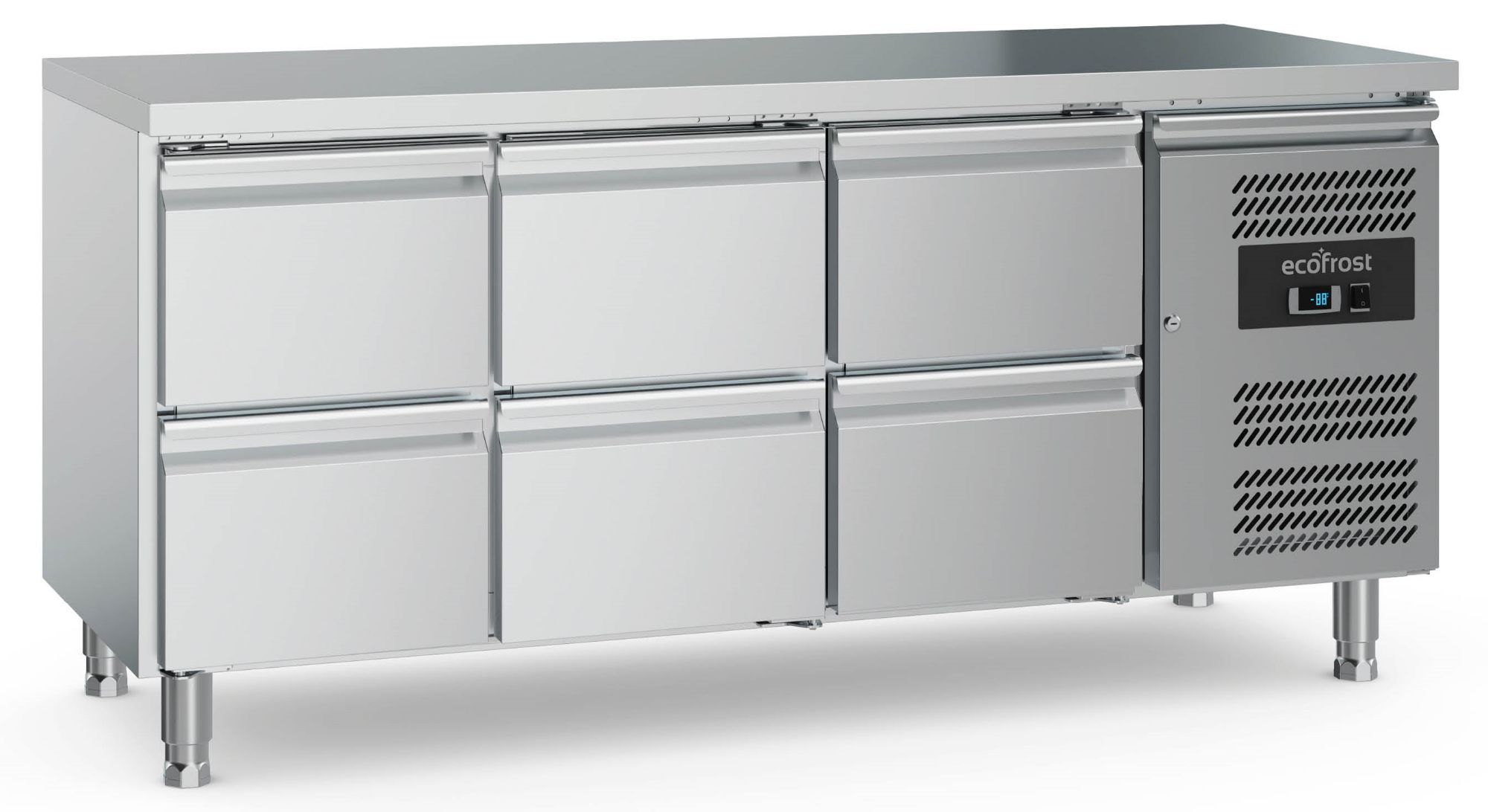 Picture of 700 REFRIGERATED COUNTER 6 DRAWERS  WITH ADJUSTABLE FEET - 7950.5185