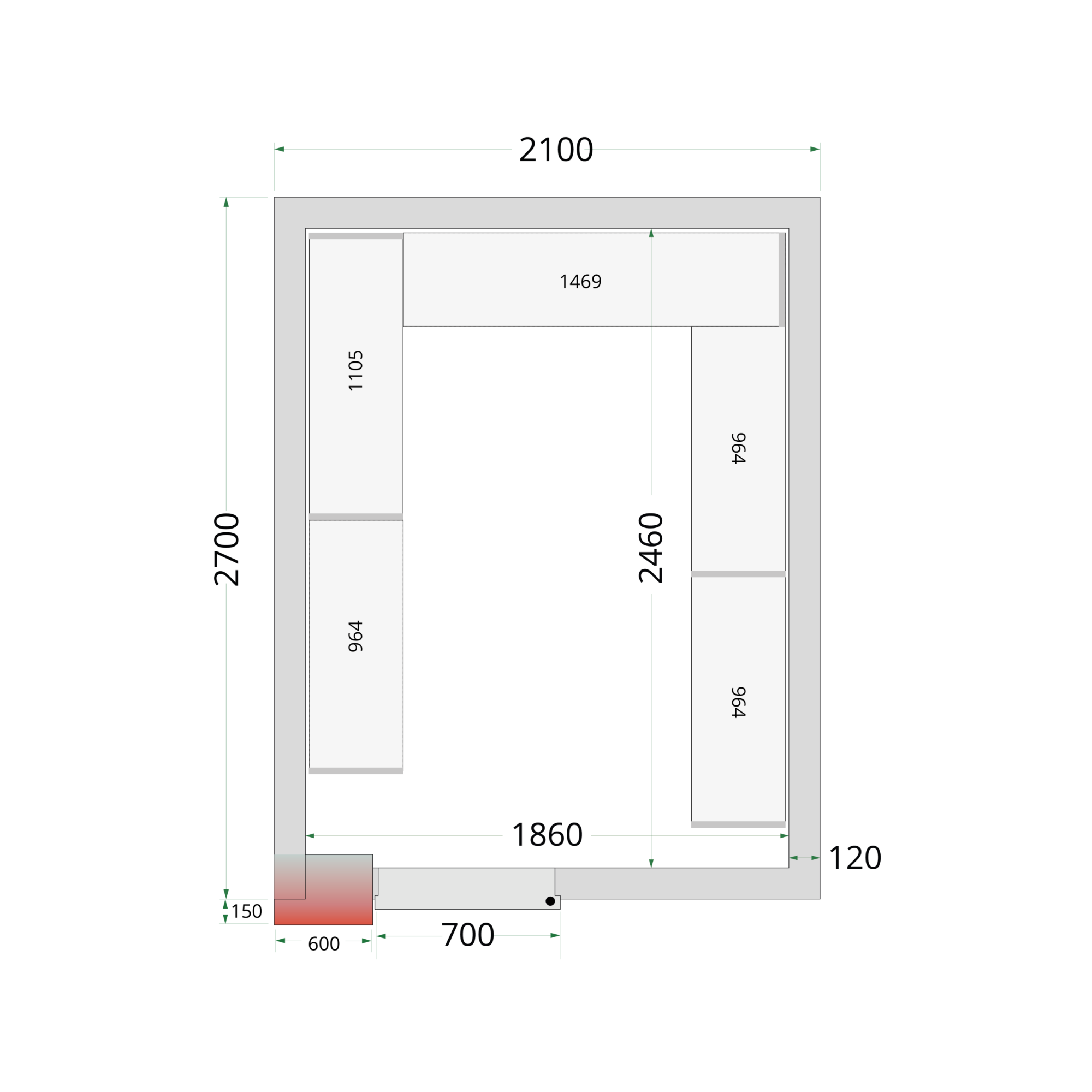 Picture of Tefcold CRNF2127 Shelf Kit CRNF2127 - CRNF2127 Shelf Kit