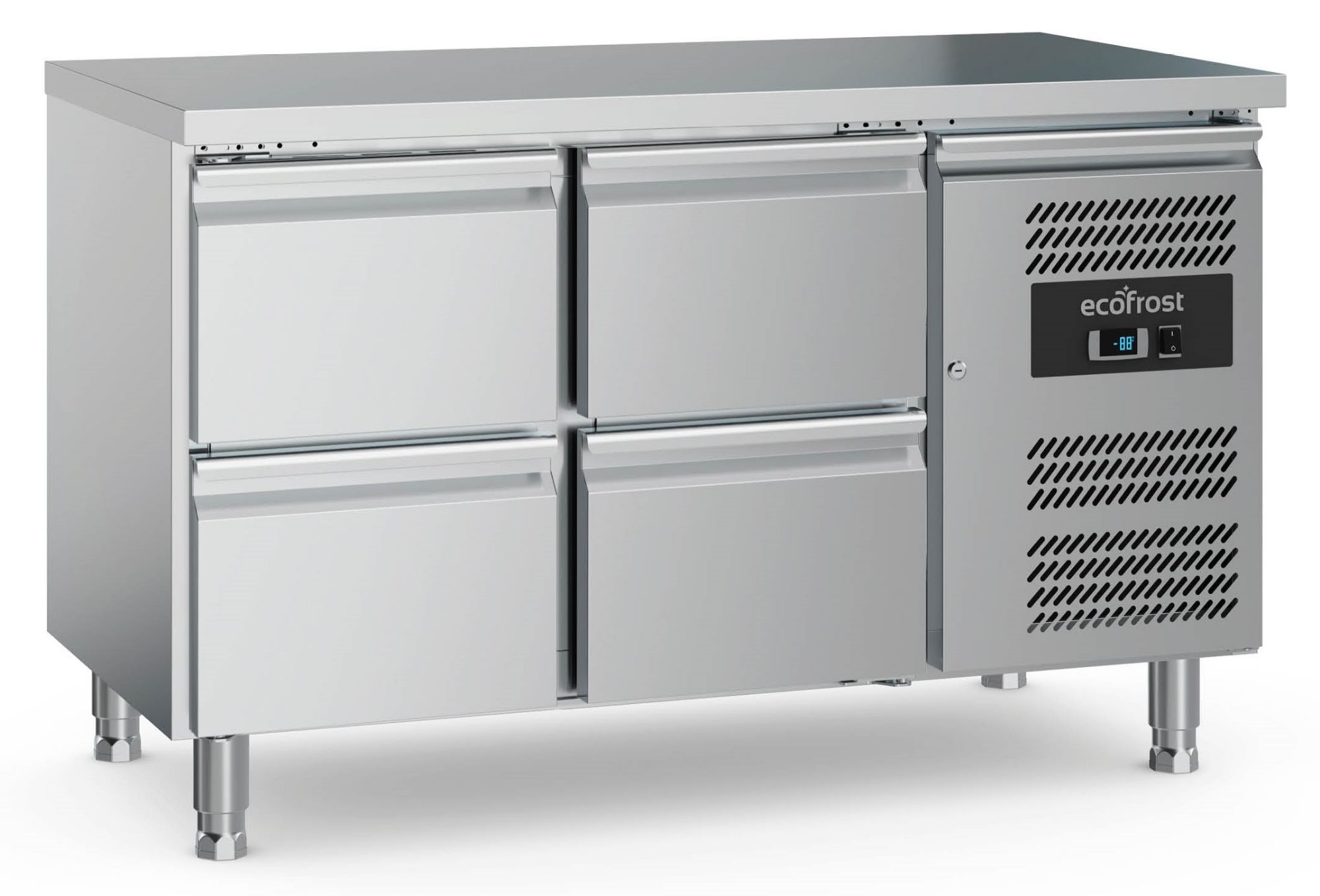 Picture of 700 REFRIGERATED COUNTER 4 DRAWERS  WITH ADJUSTABLE FEET - 7950.5170