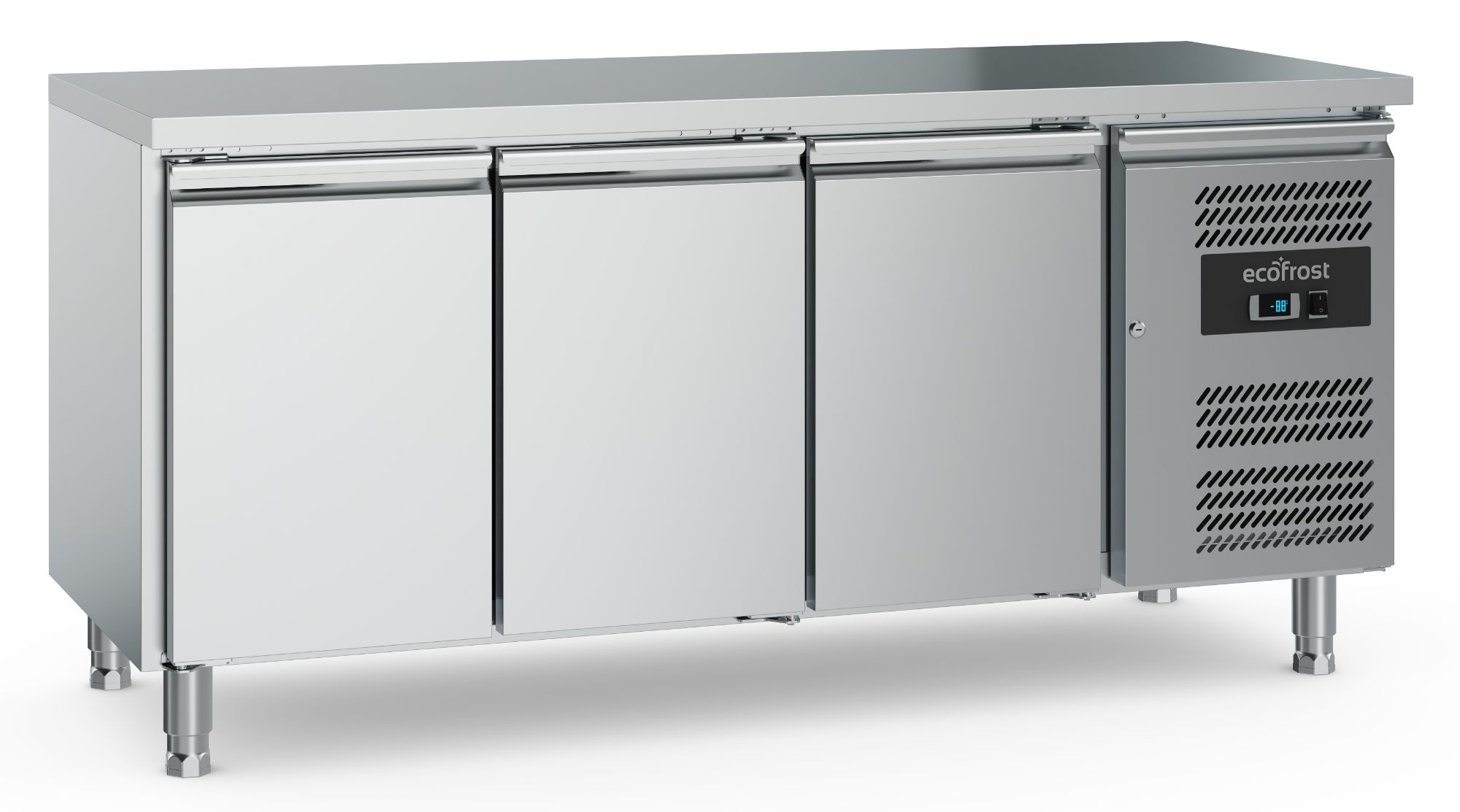 Picture of 700 REFRIGERATED COUNTER 3 DOORS  WITH ADJUSTABLE FEET - 7950.5040