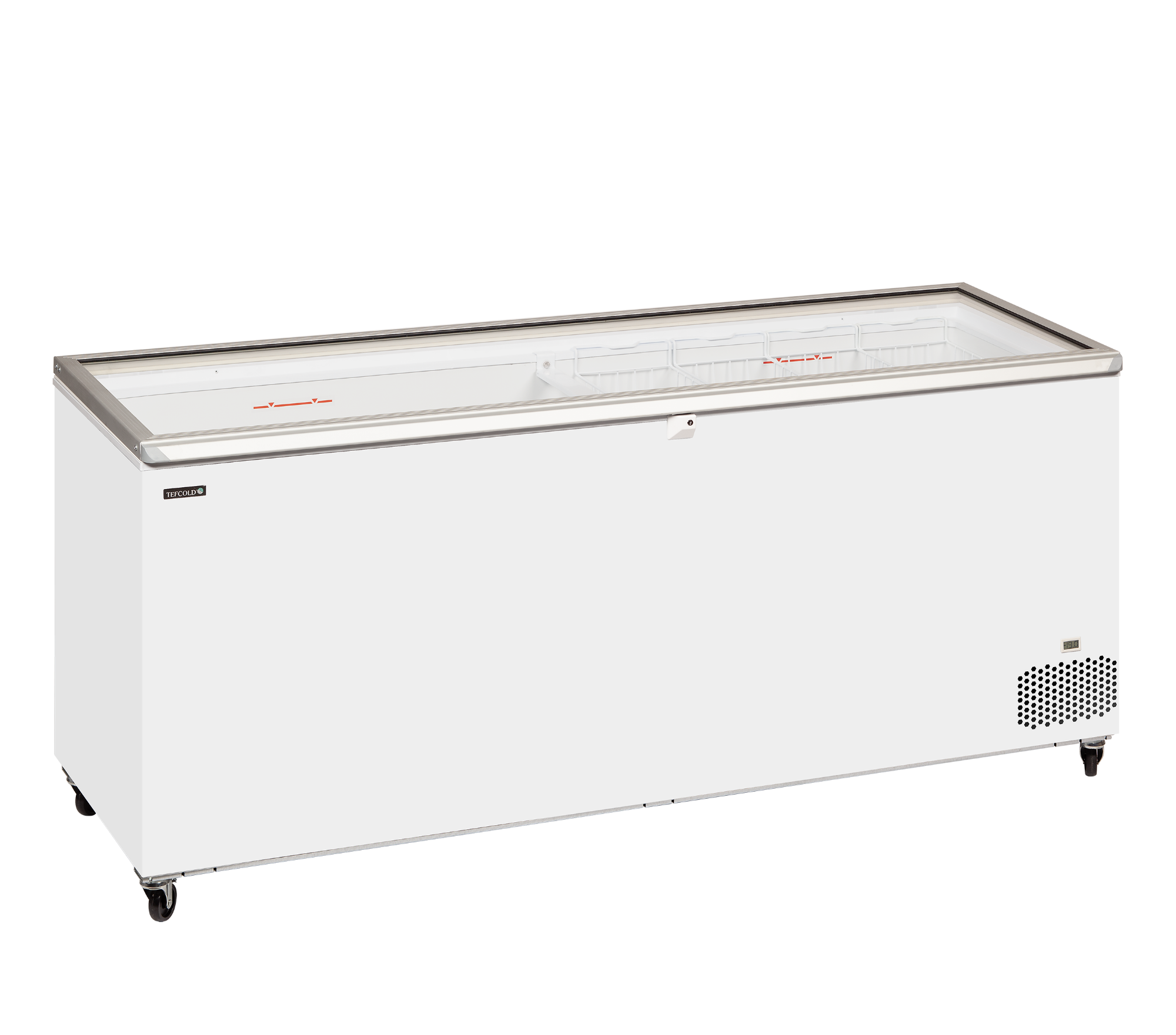 Picture of Tefcold ST701  Hinged Glass Lid Chest Freezer - ST701