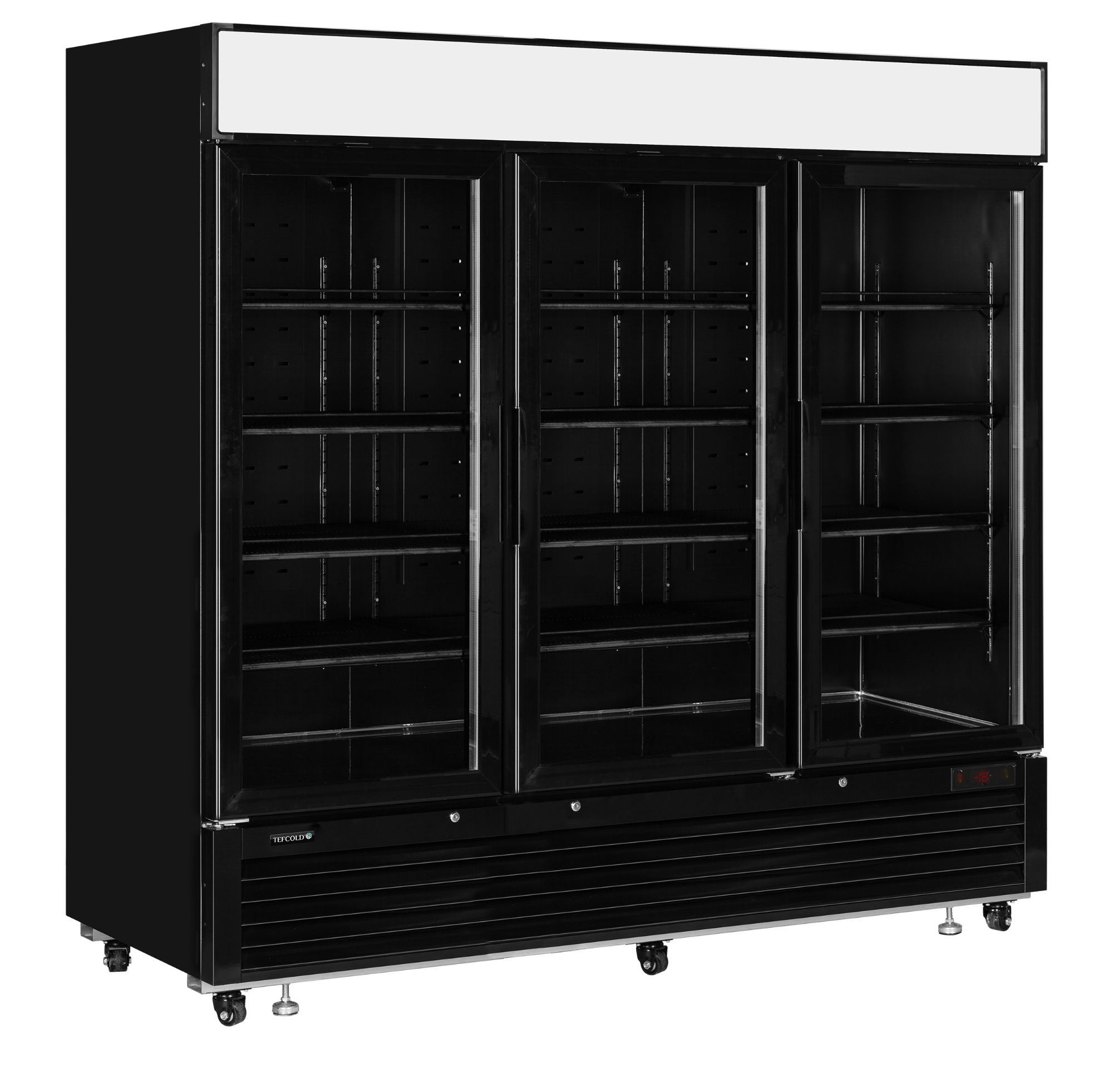 Picture of Tefcold LGF7500 Black Glass Door Display Freezer - LGF7500 Black