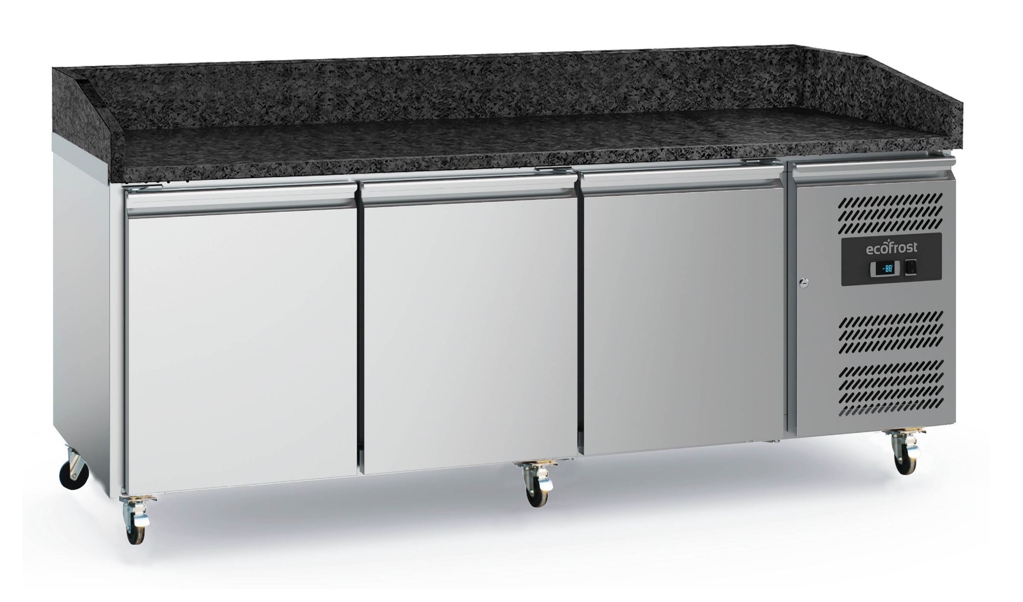 Picture of PIZZA COUNTER 3 DOORS GRANITE  WITH WHEELS - 7950.5142