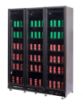 Picture of REFRIGERATOR 3 GLASS DOORS BLACK NAP-1200 HT - WITH DOOR HEATING - 7455.1925