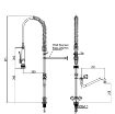 Picture of PRE RINSE UNIT WITH 1-HOLE - 7536.0005