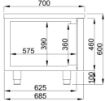 Picture of REFRIGERATED COUNTER 600 HEIGHT 3 DRAWERS - 7489.5480
