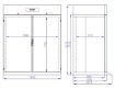 Picture of ROLL-IN FREEZER SS MONO BLOCK 1400 LTR - 7489.5445