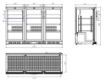 Picture of BACKBAR COOLER BLACK 3 DOORS - 7527.0040