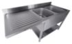 Picture of 700 SINK UNIT SHELF DISHWASHER FLAT PACKED 2 RIGHT 1600 - 7333.1425