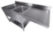 Picture of 700 SINK UNIT SHELF DISHWASHER FLAT PACKED 2 LEFT 1600 - 7333.1420