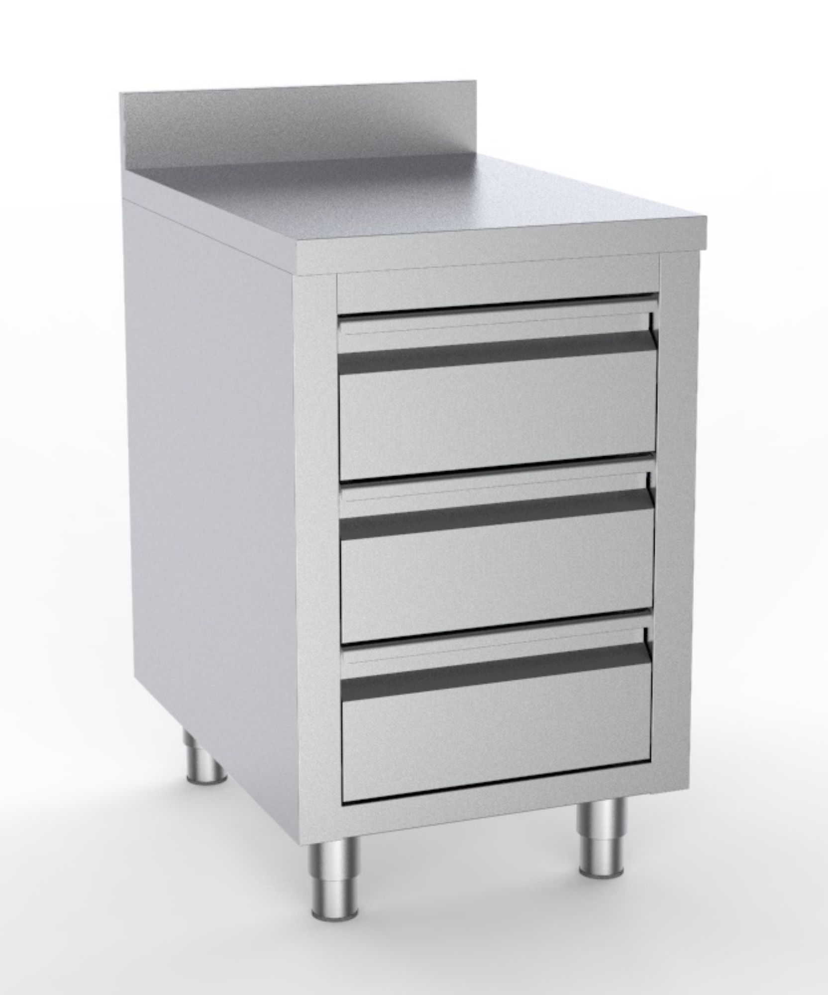 Picture of 700 WORKTABLE WITH 3 DRAWERS WITH UPSTAND 500 - 7333.0282
