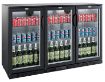 Picture of BACKBAR COOLER BLACK 3 DOORS - 7527.0015