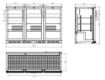Picture of BACKBAR COOLER BLACK 3 DOORS - 7527.0015