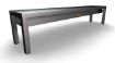 Picture of OVERSHELF CERAMIC HEATED 1 LEVEL 1600  4 HEATERS OF 250W - 7020.0715