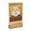 Picture of Rounded Acacia Wood Menu Holder - CF849