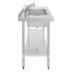 Picture of Vogue Stainless Steel Double Sink with Double Drainer 2400mm - U910