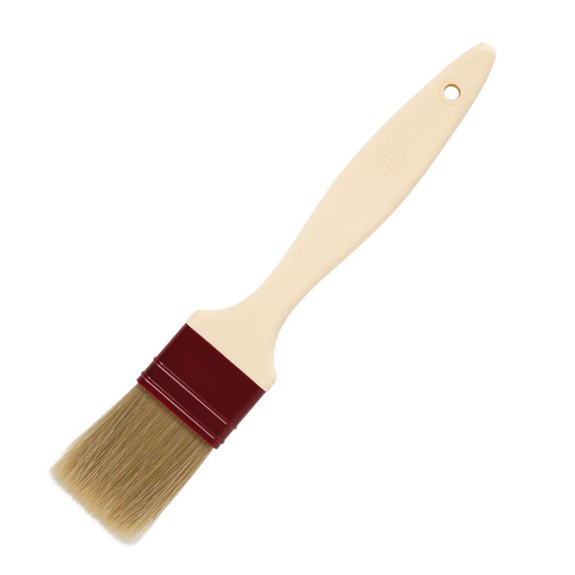 Picture of Matfer Bourgeat Pastry Brush Natural Flat Bristles 4.5cm - E444