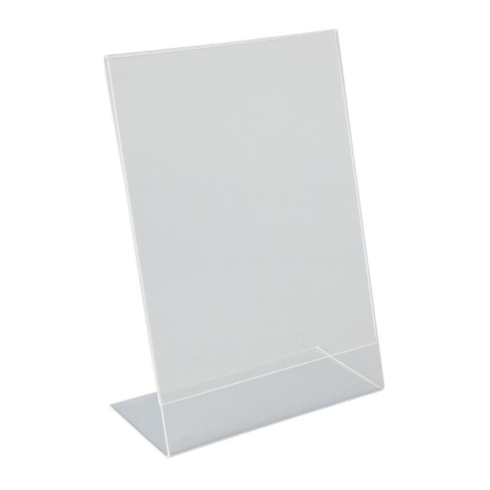 Picture of Beaumont Perspex Menu Holder Angled A5 - CZ421